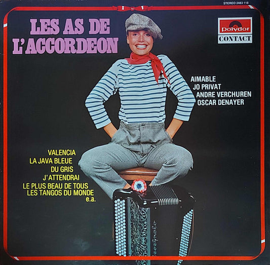 Various - Les As De L'Accordeon (LP) 40237 Vinyl LP Goede Staat