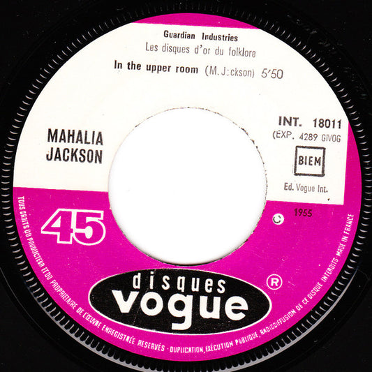 Mahalia Jackson - In The Upper Room Vinyl Singles Vinyl Zeer Goed / Hoesje Generic "VINYLSINGLES.NL"