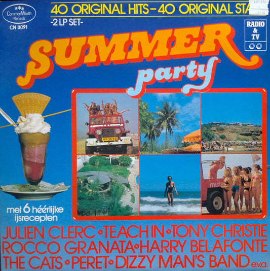 Various - Summer Party (LP) 50416 Vinyl LP Dubbel Goede Staat