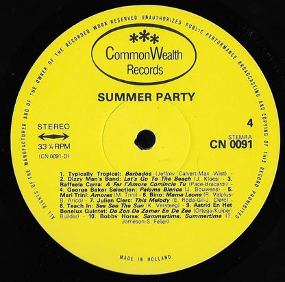 Various - Summer Party (LP) 50416 Vinyl LP Dubbel Goede Staat