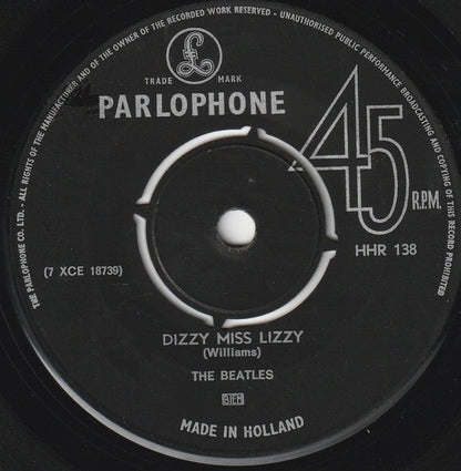 Beatles - Dizzy Miss Lizzy 18499 Vinyl Singles Gebruikssporen!