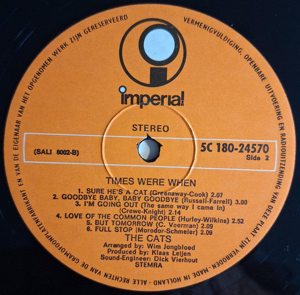 Cats - Times Were When (LP)