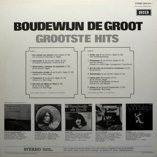 Boudewijn De Groot - Grootste Hits (LP) Vinyl LP