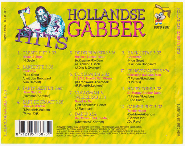 Various - Hollandse Gabber Hits (CD) Compact Disc Goede Staat