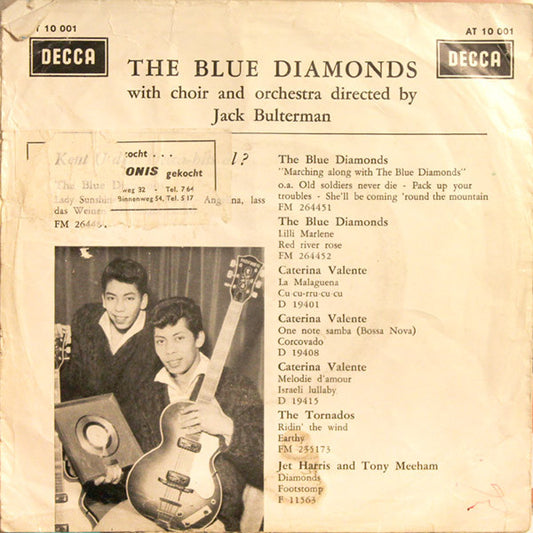 Blue Diamonds - Alice In Wonderland Vinyl Singles Vinyl Goed / Hoesje Slecht "VINYLSINGLES.NL"