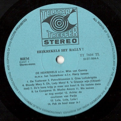 Heikrekels - Heikrekels Hit Rally! (LP)