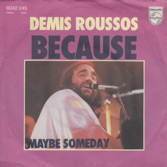 Demis Roussos - Because 36383 Vinyl Singles Goede Staat