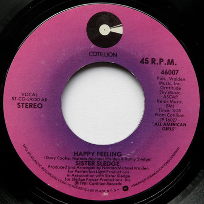 Sister Sledge - All American Girls Vinyl Singles Vinyl Very Good (VG) <br> Hoes Generic