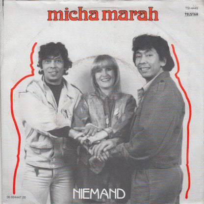 Micha Marah En The Blue Diamonds - Blijf Van M'n Vriend Vinyl Singles Vinyl Goed / Hoes Sticker