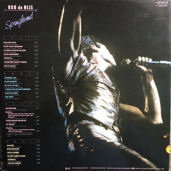 Rob de Nijs - Springlevend (Jubileumconcert '62-'82) (LP)