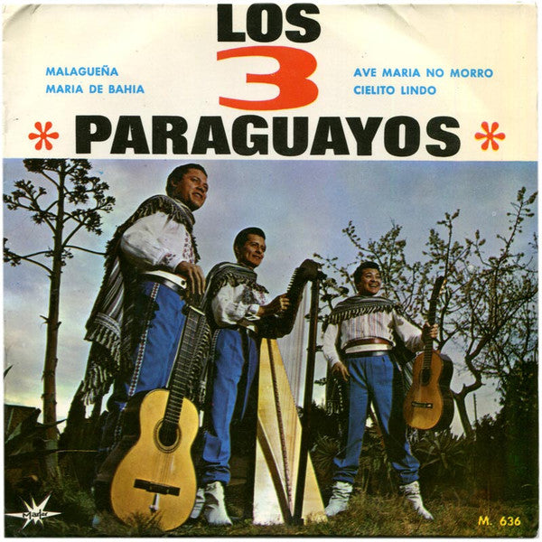 Los 3 Paraguayos - Malagueña (EP) 36532 Vinyl Singles EP Zeer Goede Staat