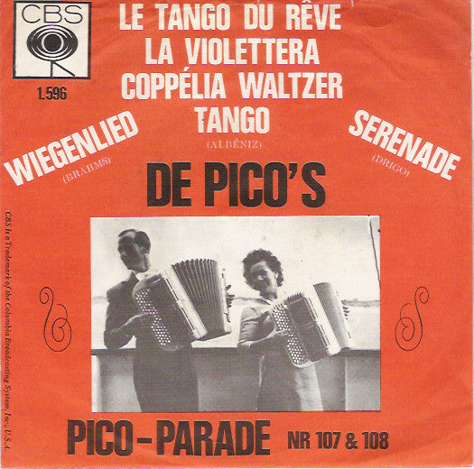2 Pico's - Pico Parade No. 107 35406 Vinyl Singles Goede Staat