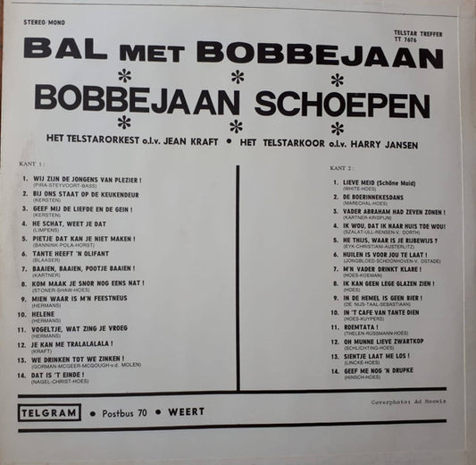 Bobbejaan Schoepen - Bal Met Bobbejaan (LP) Vinyl LP Vinyl Zeer Goed / Hoesje Goed "VINYLSINGLES.NL"