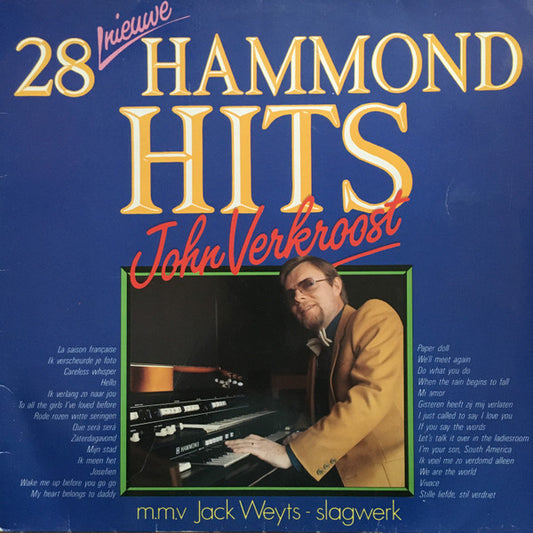 John Verkroost - 28 Nieuwe Hammond Hits (LP) 50578 Vinyl LP Goede Staat