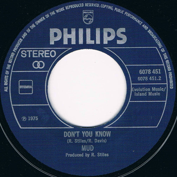 Mud - Show Me You're A Woman Vinyl Singles Vinyl Very Good (VG) <br> Hoes Generic