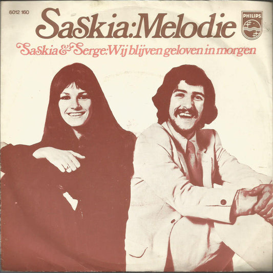 Saskia - Melodie Vinyl Singles Vinyl Very Good (VG) <br> Hoes Good Plus (G+)