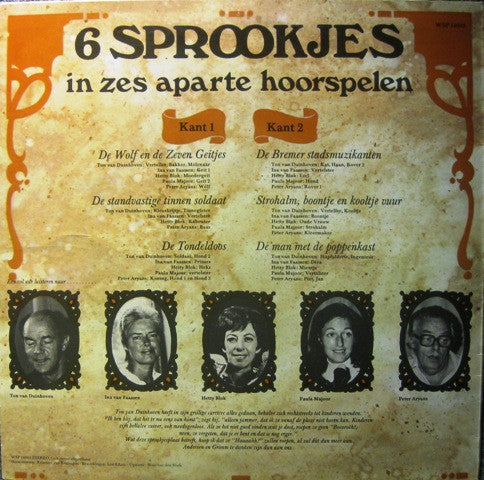 Ton van Duinhoven, Ina van Faassen, Hetty Blok - 8 Sprookjes - Deel 3 (LP) Vinyl LP Vinyl Zeer Goed / Hoesje Goed "VINYLSINGLES.NL"