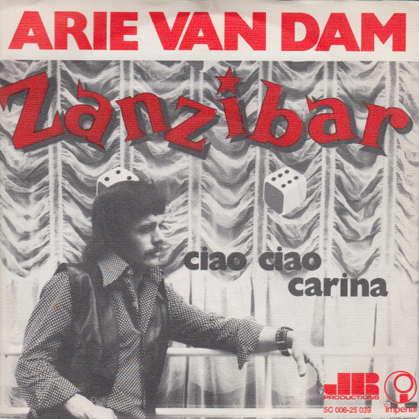 Arie van Dam - Zanzibar 34239 Vinyl Singles Goede Staat