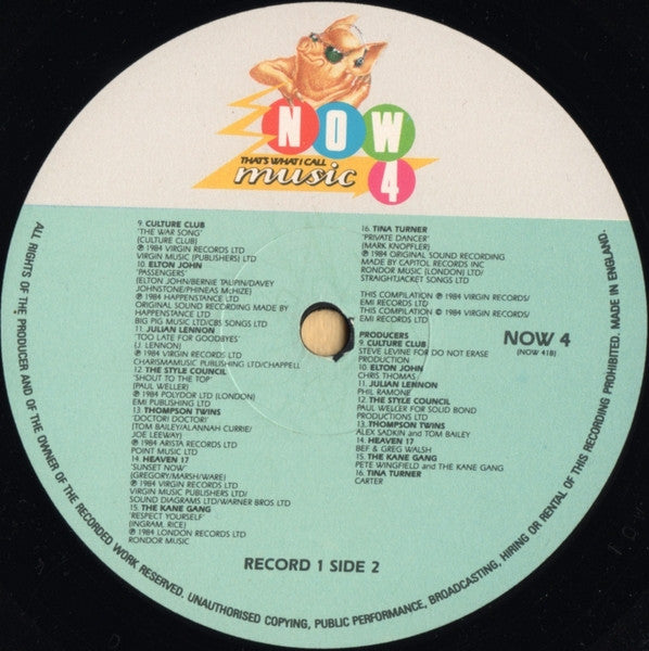 Various - Now That's What I Call Music 4 (LP) 51992 Vinyl LP Dubbel Vinyl Goed / Hoes Zie Foto