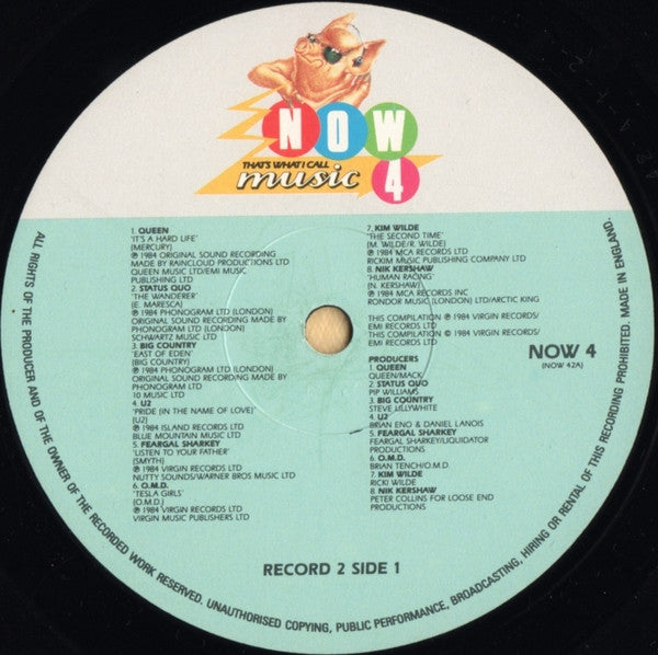Various - Now That's What I Call Music 4 (LP) 51992 Vinyl LP Dubbel Vinyl Goed / Hoes Zie Foto