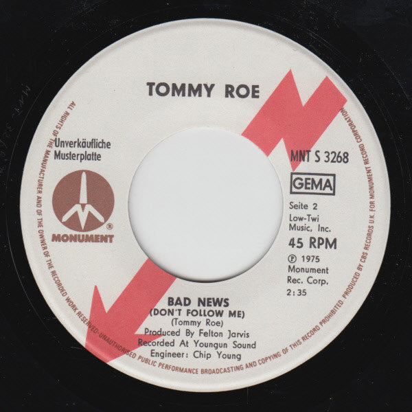 Tommy Roe - Glitter And Gleam