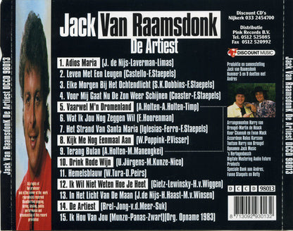 Jack van Raamsdonk - De Artiest (CD) Compact Disc Goede Staat