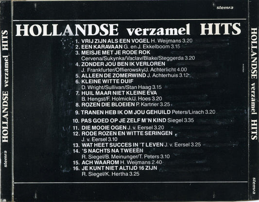 Unknown Artist - Hollandse Verzamel Hits (CD) Compact Disc Goede Staat "VINYLSINGLES.NL"
