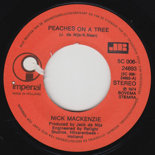 Nick MacKenzie - Peaches On A Tree Vinyl Singles Vinyl Goed / Hoes Generic