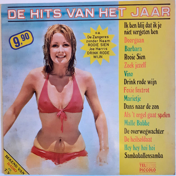 Various - De Hits Van Het Jaar (LP) Vinyl LP Vinyl Very Good (VG) <br> Hoes Good Plus (G+)