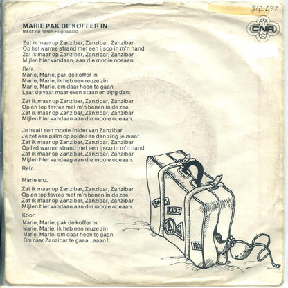 Heer Hugowaard - Marie Pak De Koffer In 36290 Vinyl Singles Goede Staat