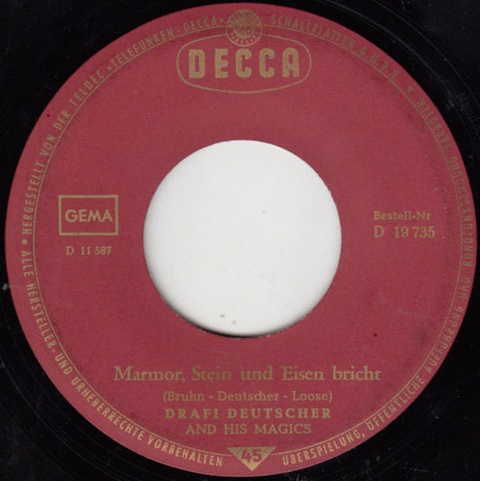 Drafi Deutscher And His Magics - Marmor, Stein Und Eisen Bricht 37420 Vinyl Singles Goede Staat