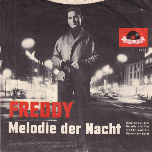 Freddy Quinn - Melodie Der Nacht Vinyl Singles Vinyl Zeer Goed / Hoesje Goed "VINYLSINGLES.NL"