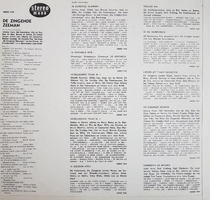 Johnny Hoes - De Zingende Zeeman - ** Havenmelodietjes (LP) Vinyl LP Vinyl Very Good (VG) <br> Hoes Good Plus (G+)