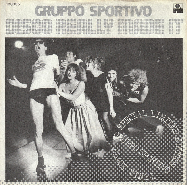 Gruppo Sportivo - Disco Really Made It Vinyl Singles Vinyl Very Good (VG) <br> Hoes Good Plus (G+)