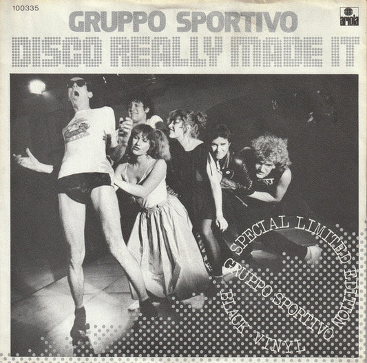 Gruppo Sportivo - Disco Really Made It Vinyl Singles Vinyl Very Good (VG) <br> Hoes Good Plus (G+)