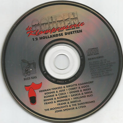 Various - De Gouden Klompenserie 12 Hollandse Duetten (CD) Compact Disc Goede Staat