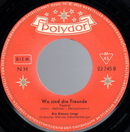 Blauen Jungs - Einmal Die Ferne Seh'n Vinyl Singles Vinyl Very Good (VG) <br> Hoes Generic