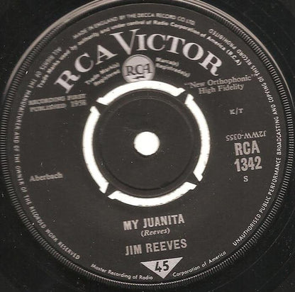 Jim Reeves - Welcome To My World Vinyl Singles Vinyl Goed / Hoes Generic