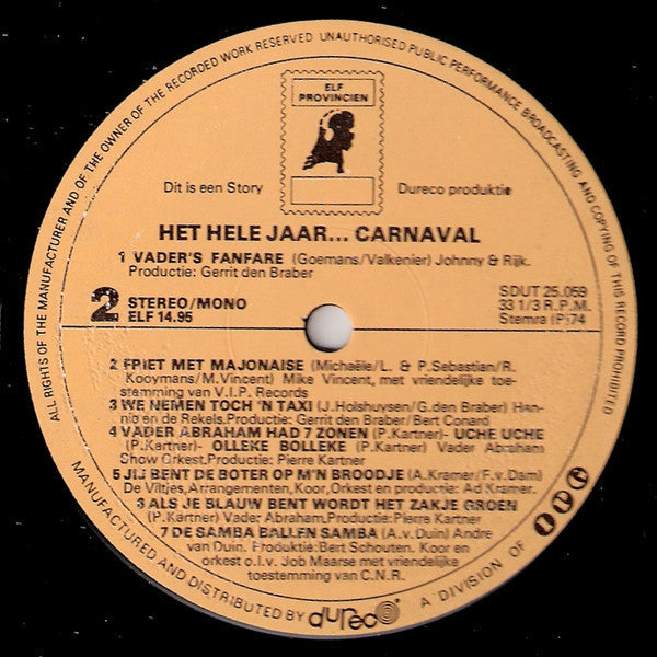 Various - De Feestplaat Van Het Jaar (LP) 46430