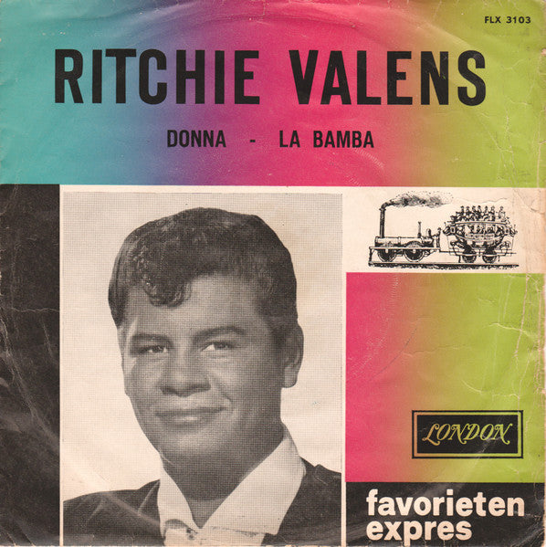 Ritchie Valens - Donna Vinyl Singles Vinyl Very Good (VG) <br> Hoes Good Plus (G+)