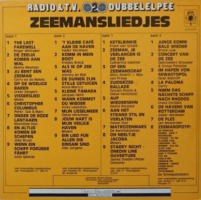 Various - Zeemansliedjes (LP) Vinyl LP Dubbel Vinyl Very Good (VG) <br> Hoes Good Plus (G+)