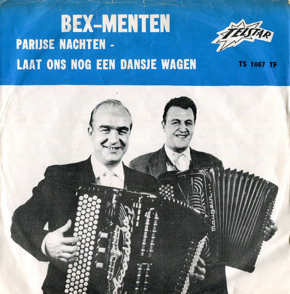 Akkordeon-Duo Bex-Menten - Parijse Nachten Vinyl Singles Vinyl Very Good (VG) <br> Hoes Good Plus (G+)