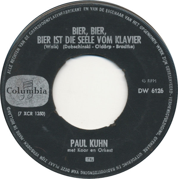 Paul Kuhn - Es Gibt Kein Bier Auf Hawaii 34205 Vinyl Singles Goede Staat