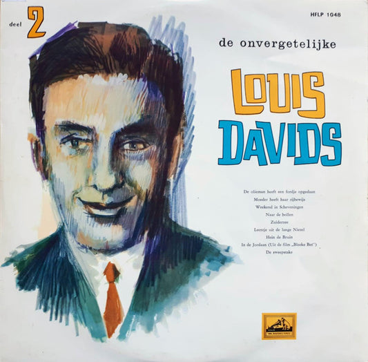 Louis Davids - De Onvergetelijke Louis Davids Deel 2 (10") Vinyl LP 10" Vinyl Goed / Hoesje Goed "VINYLSINGLES.NL"