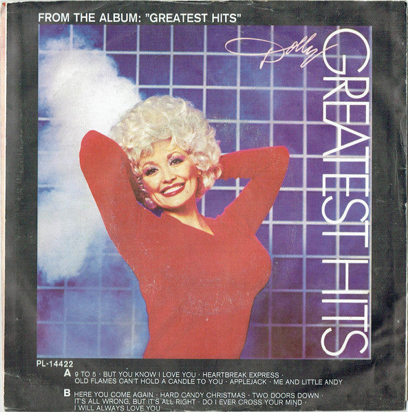 Dolly Parton - I Will Always Love You Vinyl Singles Vinyl Very Good (VG) <br> Hoes Good Plus (G+)