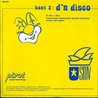 Mestreechter Operette Vereiniging - Mèt Blaore Aon M'n Veuj Vinyl Singles Vinyl Very Good (VG) <br> Hoes Good Plus (G+)