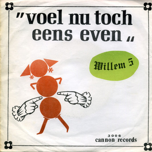 Willem - Dat Was Een Nacht, Janet Vinyl Singles Vinyl Zeer Goed / Hoesje Goed "VINYLSINGLES.NL"