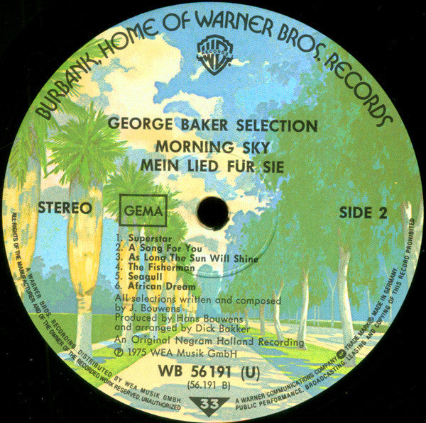 George Baker Selection - Morning Sky - Mein Lied Für Sie (LP) 40799 Vinyl LP Goede Staat