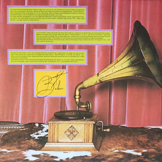 George Baker Selection - Morning Sky - Mein Lied Für Sie (LP) Vinyl LP Vinyl Zeer Goed / Hoesje Goed "VINYLSINGLES.NL"