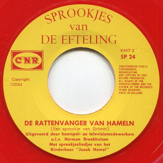 Various - De Rattenvanger Van Hameln (B-Keus) Vinyl Singles Vinyl Zeer Goed / Hoesje Goed "VINYLSINGLES.NL"